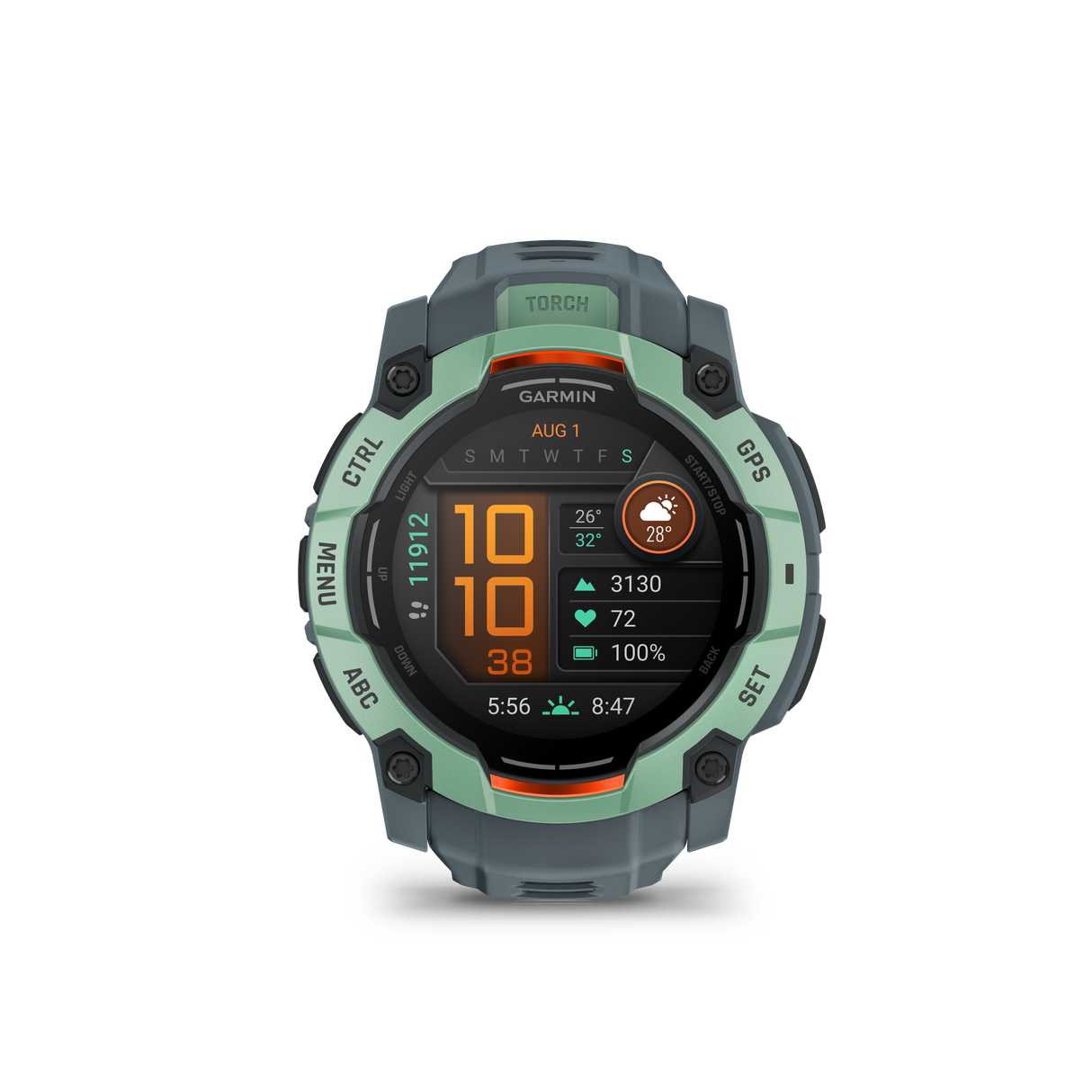 Instinct 3 – 50 mm, AMOLED, Neotropic con cinturinoTwilight