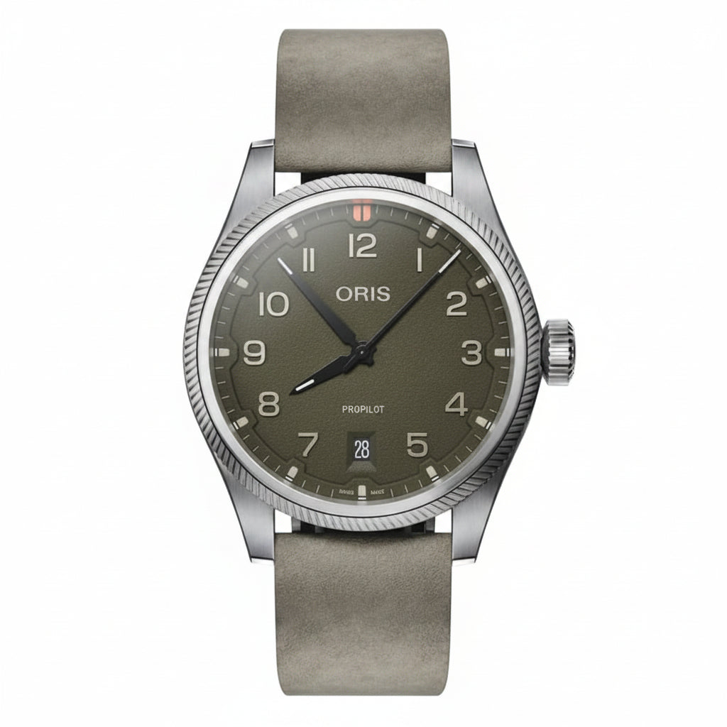 ProPilot Date Automatico Verde Pelle 41mm