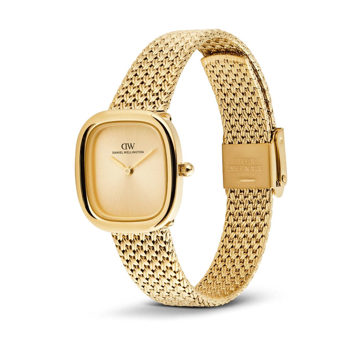 Margot Braided Mesh Unitone Gold 24mm