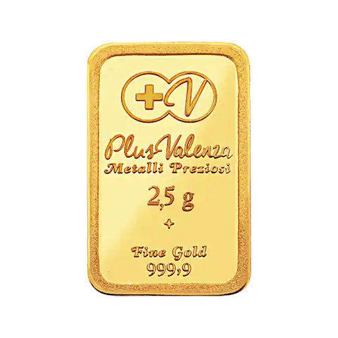 Lingotto blisterato da 2.5g