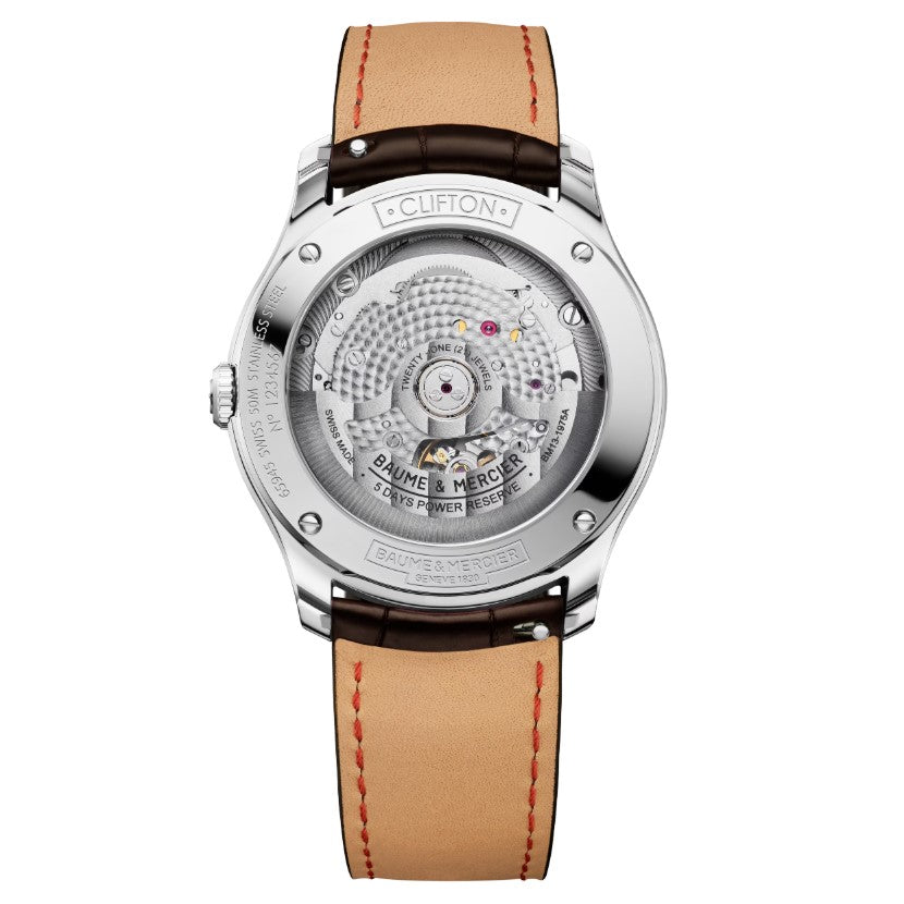 Clifton Automatico Pelle Bianco 10773