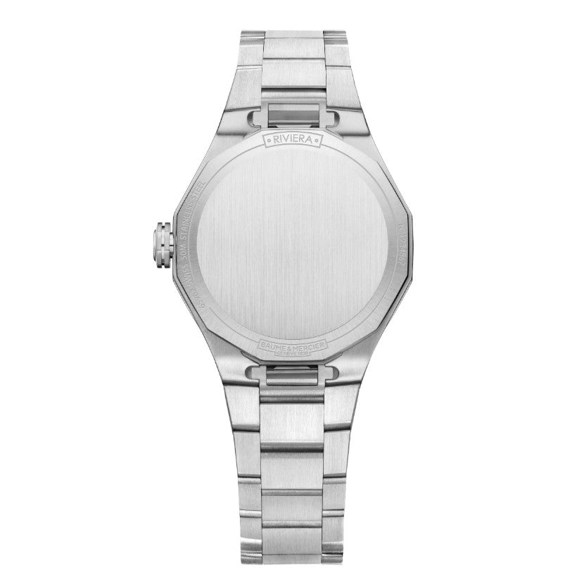 Riviera Donna Quarzo Acciaio Rosa con Diamanti 33mm