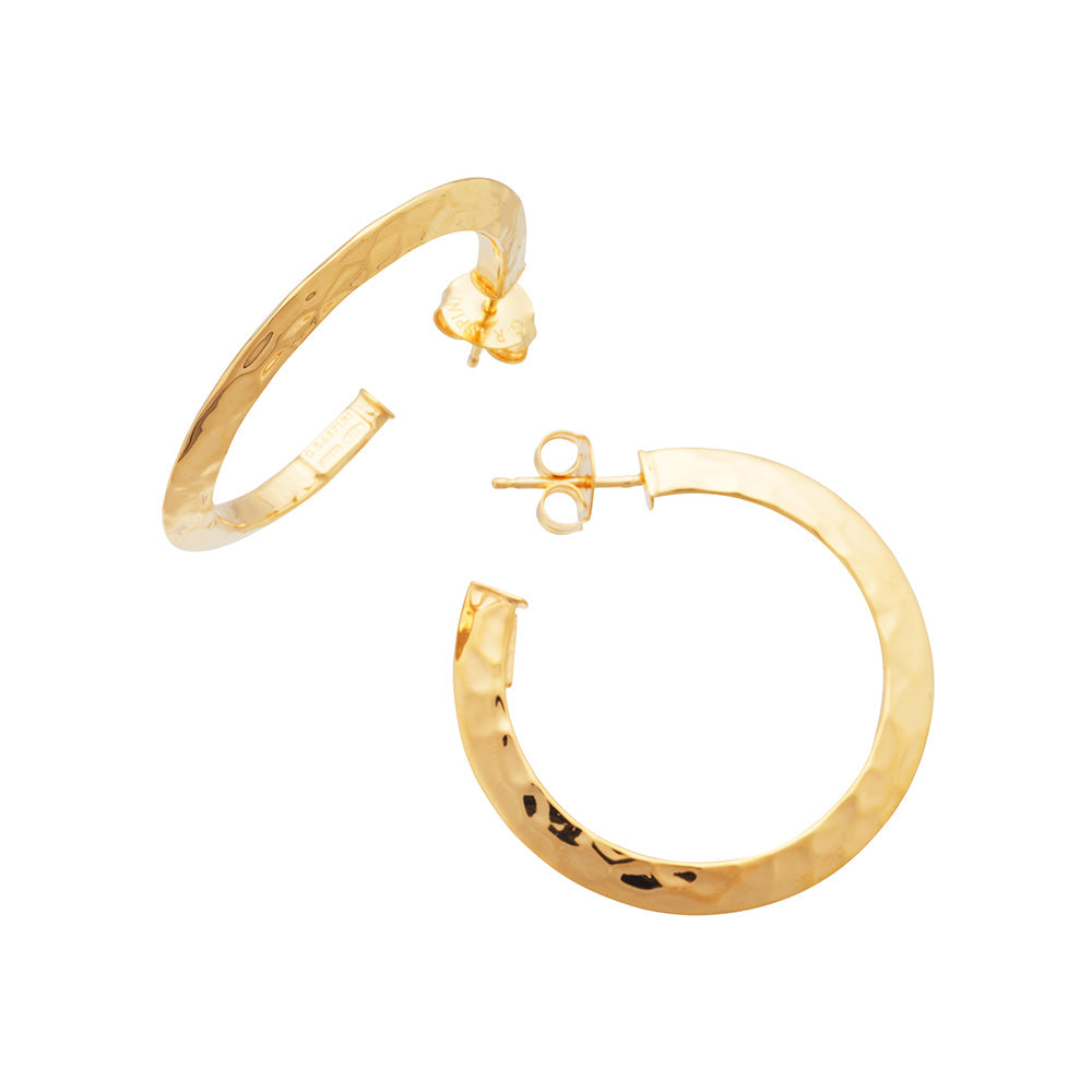 Orecchini Blade Light in Argento Dorato