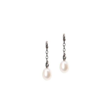 Orecchini Gocce di Perla 3,5 cm-Beads-TROLLBEADS-Gioielleria Granarelli