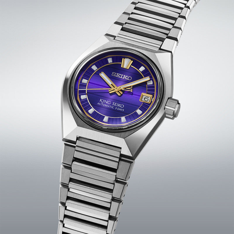 King Seiko VANAC Automatico Blu Acciaio