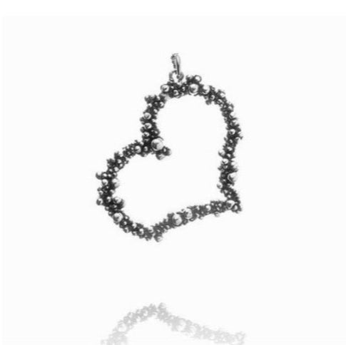 Charm Cuore Perlage Maxi