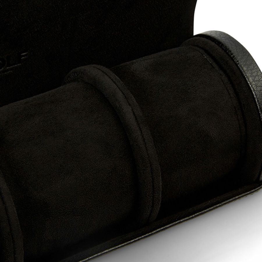 Rotolo Porta Orologi Triplo British Racing Nero