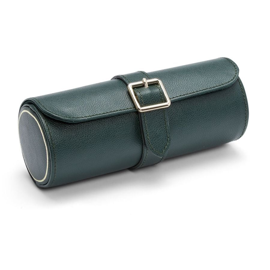 Rotolo Porta Orologi Triplo British Racing Verde