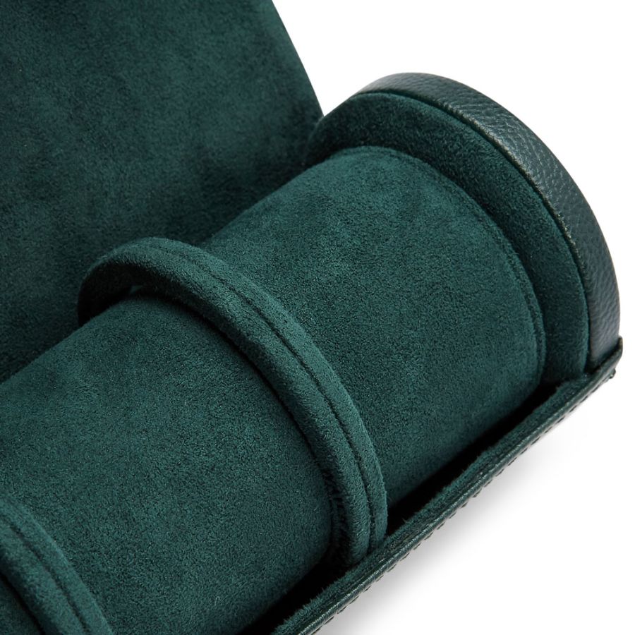 Rotolo Porta Orologi Triplo British Racing Verde