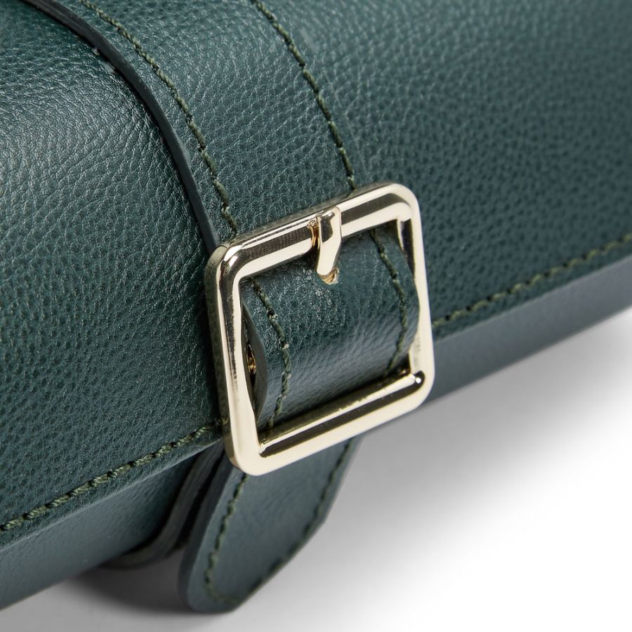 Rotolo Porta Orologi Triplo British Racing Verde