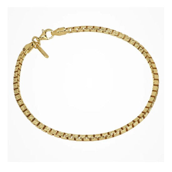 Bracciale in Argento Dorato Venetian Diamond