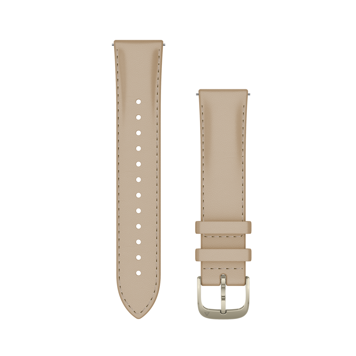 Venu® 4 - 41 mm Lunar gold con cinturino in silicone Bone e cinturino in pelle Light Sand