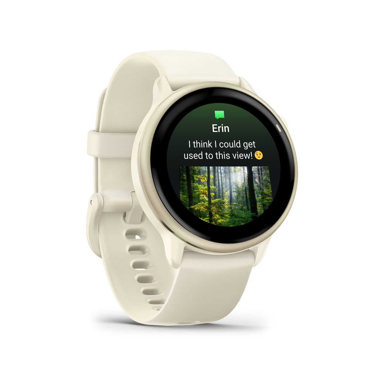 vívoactive® 6 Lunar Gold con cinturino Bone-Orologi-GARMIN-Gioielleria Granarelli