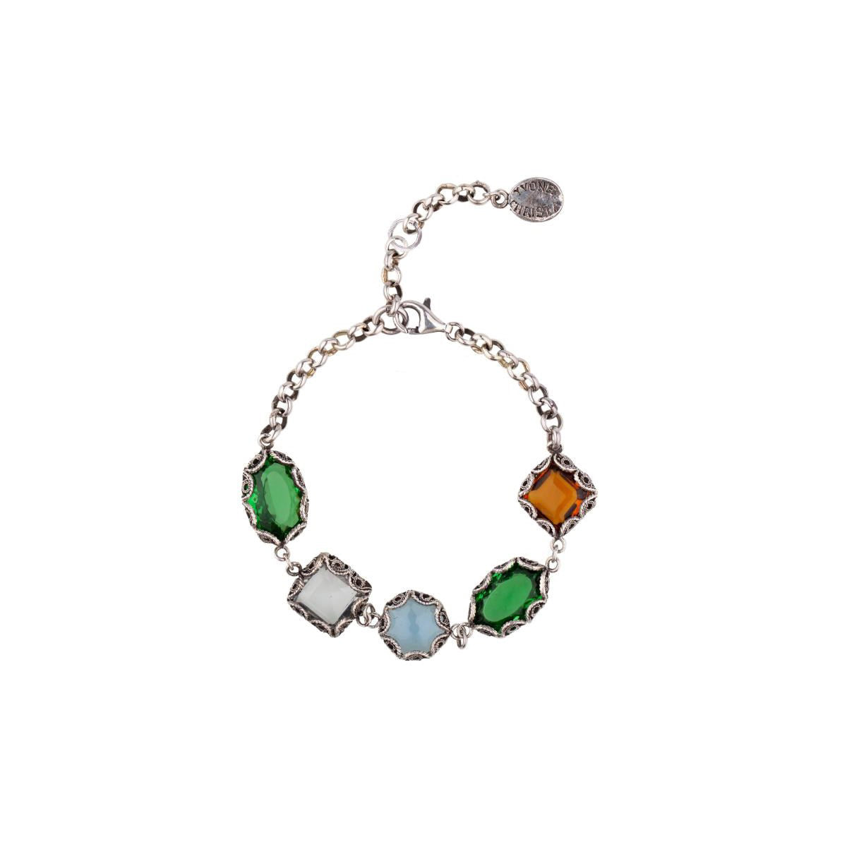 Bracciale Quarzi assortiti-Bracciali-YVONE CHRISTA-Gioielleria Granarelli