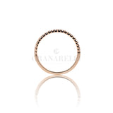 Anello Fedina Half Eternity Diamanti 0.21kt In Oro Rosa-Anelli-GRANARELLI-Gioielleria Granarelli