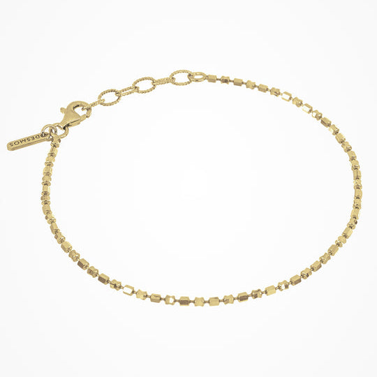 Bracciale in Argento Dorato Design Mirror