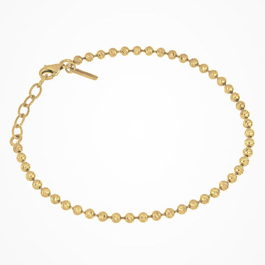 Bracciale in Argento Dorato Design Slash