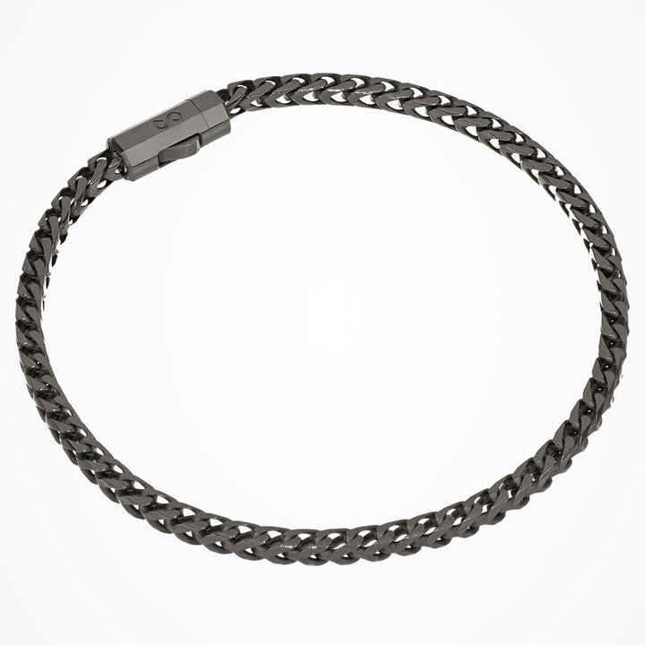 Bracciale in Argento Fish Bone Canna di Fucile