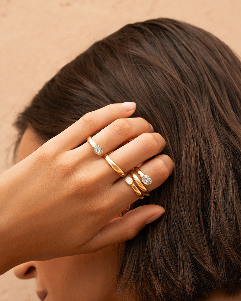 Anello Infinito Oval Cut