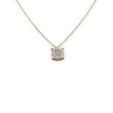 Girocollo Punto Luce Illusione Diamanti Oro Giallo 0.52 kt-Girocolli-GRANARELLI-Gioielleria Granarelli