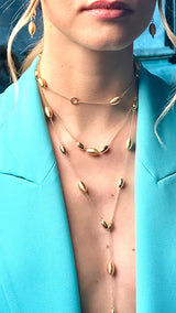 Collana Saba Ovaline Setate 120 cm
