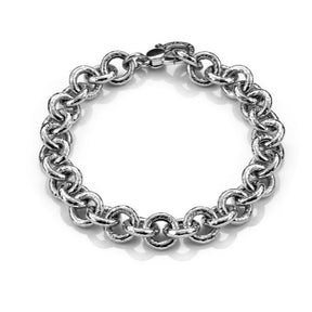 Bracciale Martellato in Argento-Bracciali-RASPINI-Gioielleria Granarelli