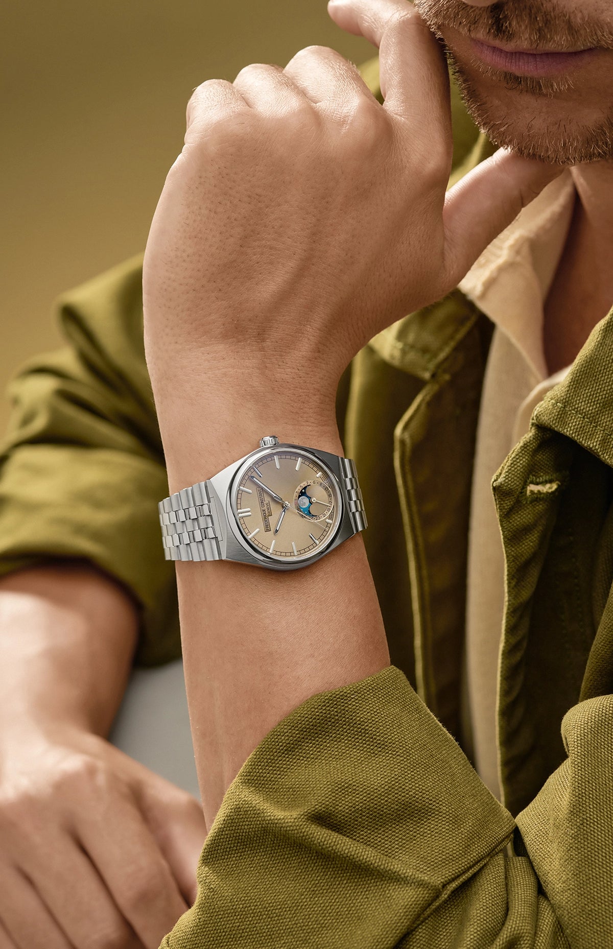 Highlife Moonphase Date Manufacture Automatico Pelle 39mm