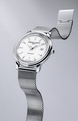 Classics Moneta Solarmetre Bianco Pelle 39mm