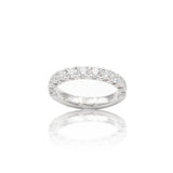 Anello Fedina Half Eternity Diamanti 1.08kt-Anelli-GRANARELLI-Gioielleria Granarelli