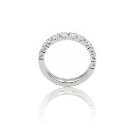 Anello Fedina Half Eternity Diamanti 1.07kt-Anelli-GRANARELLI-Gioielleria Granarelli
