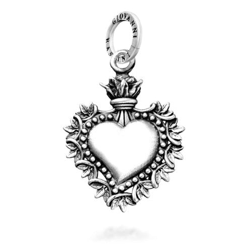 Charm Cuore Votivo Foglie