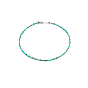 Collana Tango in Argento e Howlite-Girocolli-RASPINI-Gioielleria Granarelli