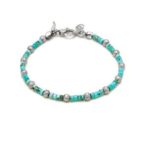 Bracciale Tango in Argento e Howlite-Bracciali-RASPINI-Gioielleria Granarelli