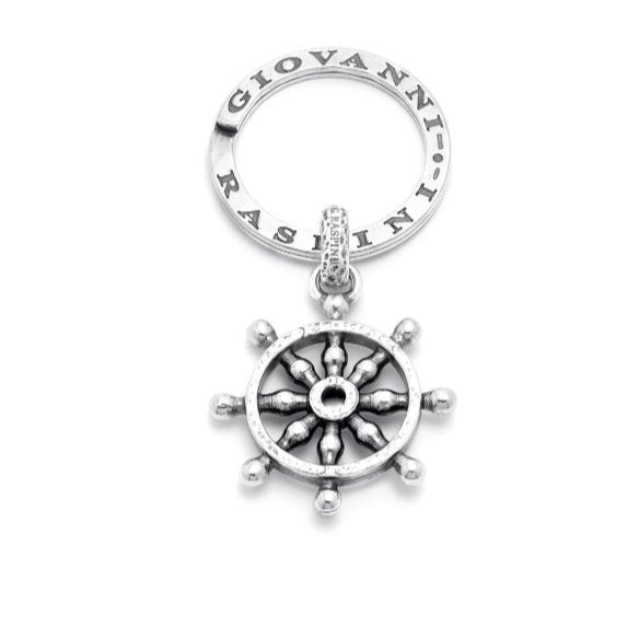 Portachiavi Timone in Argento-RASPINI-Gioielleria Granarelli