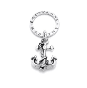 Portachiavi Ancora in Argento-RASPINI-Gioielleria Granarelli
