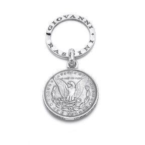 Portachiavi Moneta in Argento-RASPINI-Gioielleria Granarelli