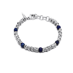 Bracciale Nodini in Argento e Lapislazzuli-Bracciali-RASPINI-Gioielleria Granarelli