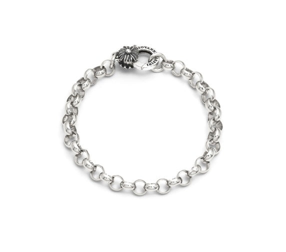 Bracciale Rolò Chiusura Margherita cm. 20
