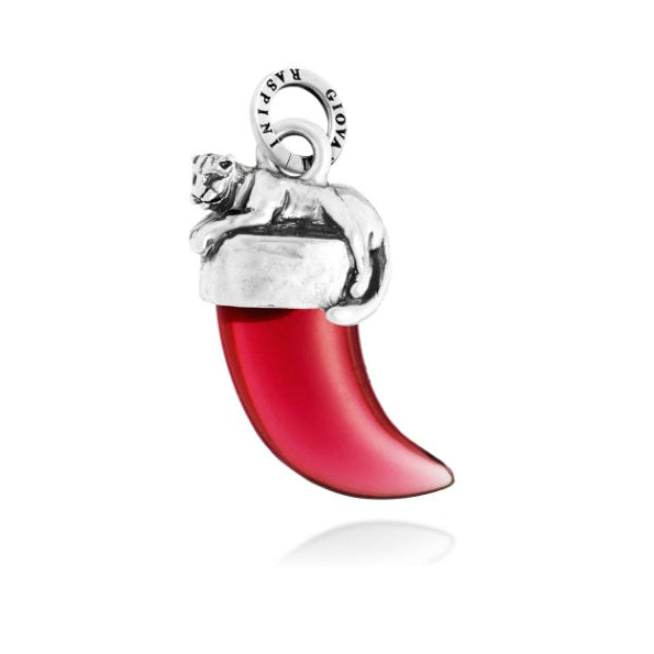 Charm Zanna Bordeaux con Pantera