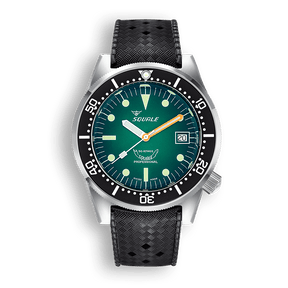 SQUALE 1521 Green Ray Rubber-Orologi-SQUALE-Gioielleria Granarelli