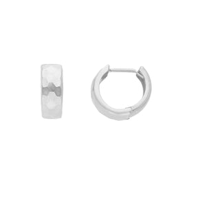 Orecchino cerchio in oro bianco-Orecchini-GRANARELLI-Gioielleria Granarelli