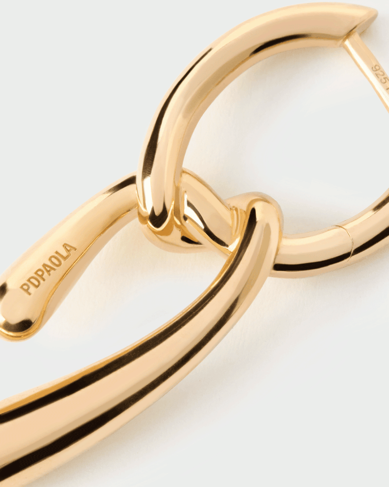 Orecchini a cerchio Twist