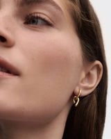 Orecchini a cerchio mini Twist