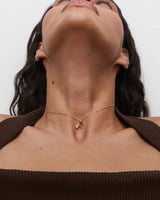 Collana con pendente iniziale A