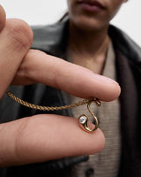 Collana con pendente iniziale S