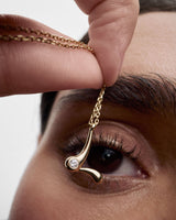 Collana con pendente iniziale L