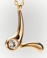 Collana con pendente iniziale L