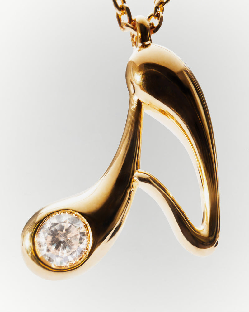 Collana con pendente iniziale A