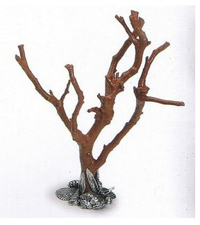 Scultura Ramo Corallo in Legno e Argento-Living-RASPINI-Gioielleria Granarelli