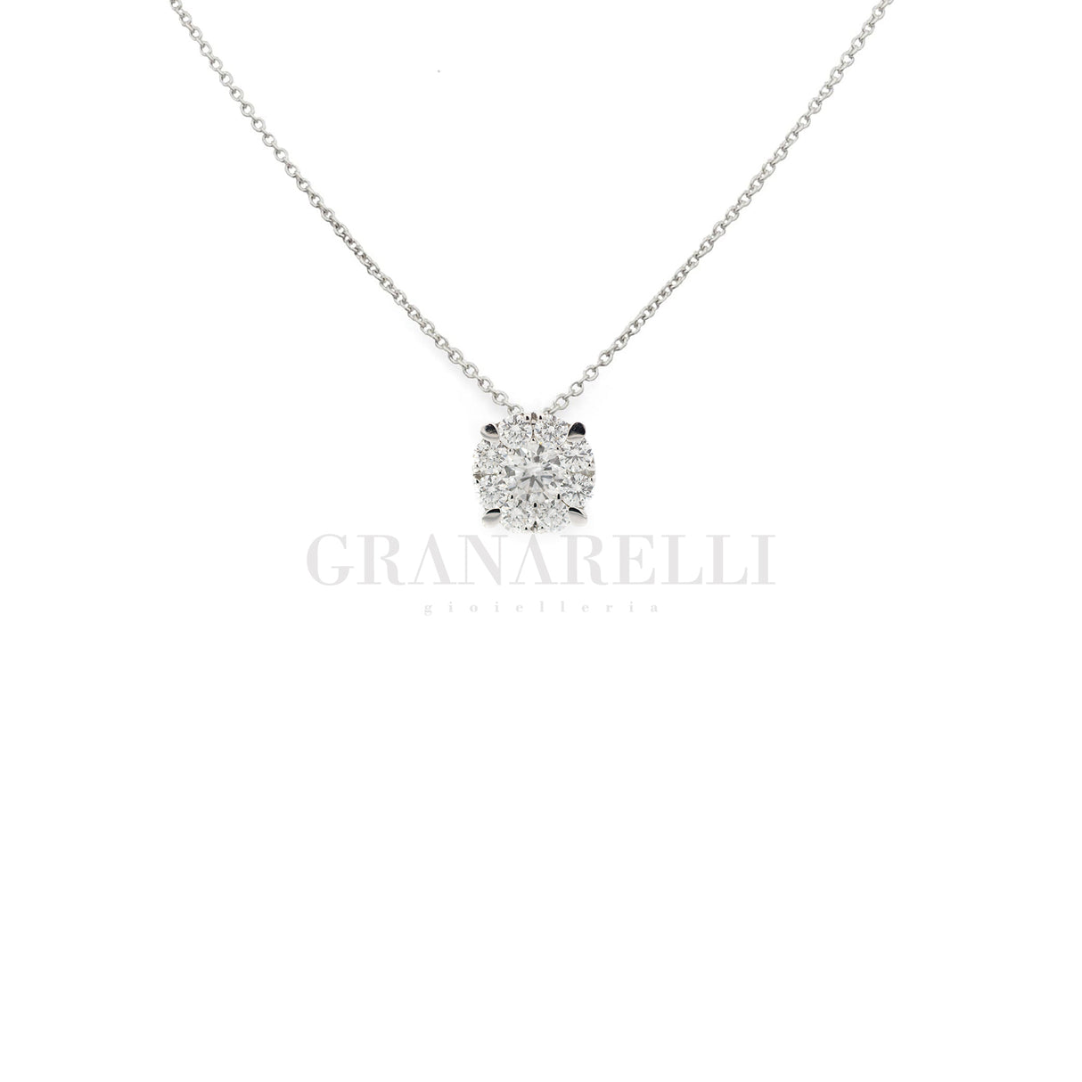 Magic crew of diamonds in white gold 0.20ct